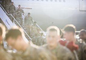 First soldiers of the U.S. rotational force arrived in Lithuania - 4