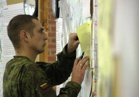 Lithuanian Land Force Staff training operational planning and command - 1