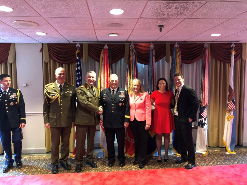 Chief of Defence on a visit in the United States