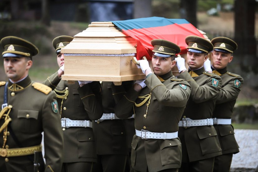 The funeral ceremony of Antanas Kraujelis-Siaubūnas was held in Vilnius