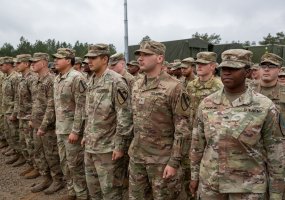 JAV rotacinių pajėgų batalionas išskleidė kovinę vėliavą - 2