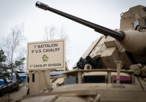 JAV rotacinių pajėgų batalionas išskleidė kovinę vėliavą - 5