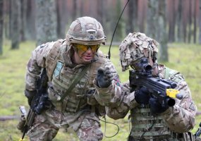 Tarptautinių pratybų „Geležinis vilkas 2019-II“ kariai ruošiasi puolimo ir gynybos operacijoms  - 1