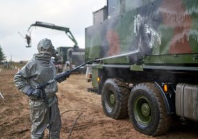 Tarptautinių pratybų „Geležinis vilkas 2019-II“ kariai ruošiasi puolimo ir gynybos operacijoms  - 4