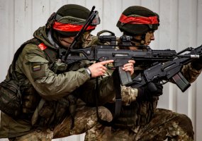 MPB „Geležinis Vilkas“ vienetai su NATO priešakinių pajėgų batalionu pasirengę atlikti kovines... - 5