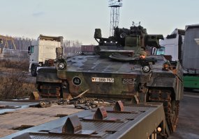 NATO priešakinių pajėgų bataliono specialistai treniravosi gabenti karines atsargas į Lietuvą - 4