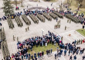 Artėjant gražiausioms metų šventėms Lietuvos kariuomenės daliniuose ištarti priesaikos žodžiai - 3