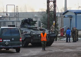 Specialists of the NATO enhanced Forward Presence Battalion Battle Group trained transporting... - 3