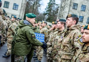 Soldiers of the NATO enhanced Forward Presence Battalion Battle Group Lithuania nearing the end... - 1
