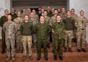 Representatives of Land Force headquarters of the three Baltic states and the United Kingdom... - 2