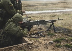 Dragūnų bataliono NPPKT karių kovinio šaudymo pratybos  - 1