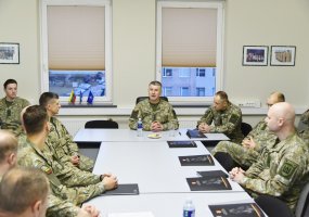 Kariuomenės vadas lankėsi Gedimino štabo ir Ryšių bei informacinių sistemų batalionuose  - 2