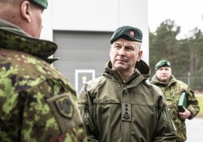 Kariuomenės vadas gen. ltn. Valdemaras Rupšys su oficialiu vizitu lankosi Estijoje - 2