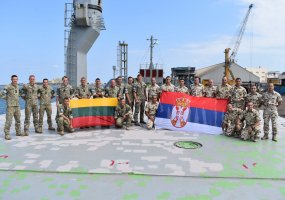 Lithuanian soldiers deployed back from the international EU operation off the coast of Somalia... - 1