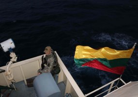 Lithuanians' service protecting a WFP ship in the Indian Ocean was outstanding - 6