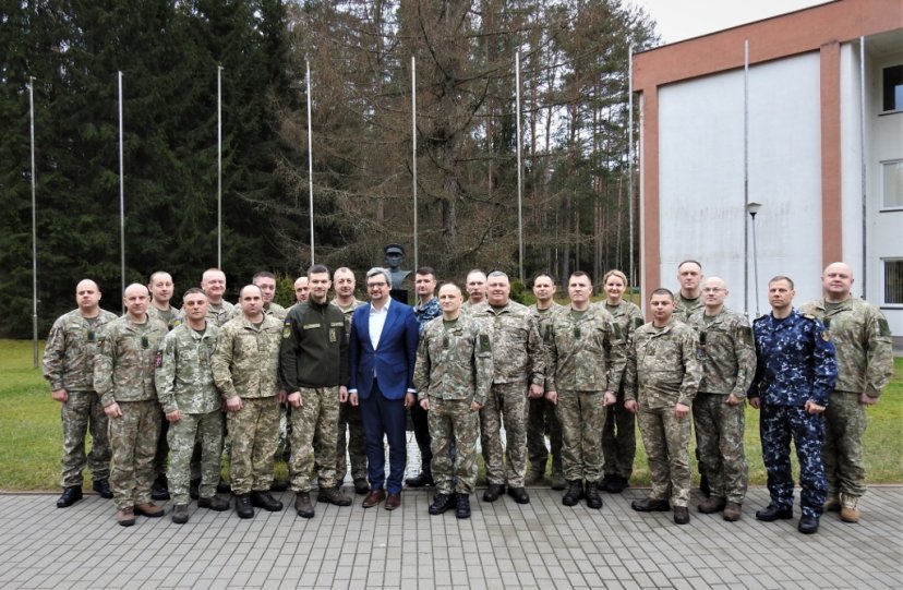 Lietuvos ir Ukrainos kariuomenių vyriausieji puskarininkiai tęsia glaudų bendradarbiavimą