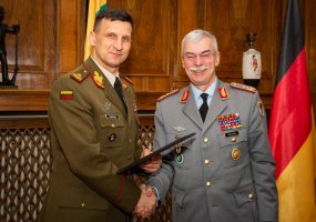 Lietuvos ir Vokietijos sausumos pajėgos siekia efektyvaus karinio bendradarbiavimo - 2