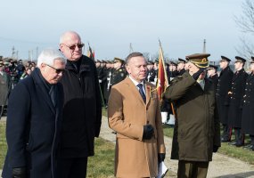 Pagarbos salvės nuaidėjo Lietuvos partizanų memoriale Minaičiuose - 1