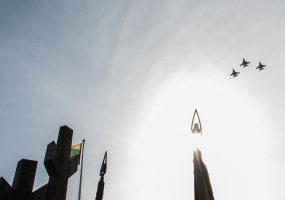 Pagarbos salvės nuaidėjo Lietuvos partizanų memoriale Minaičiuose - 6