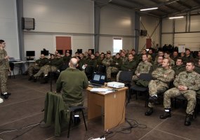 Juozo Vitkaus inžinerijos batalione surengti CBRN specialistų mokymai - 2