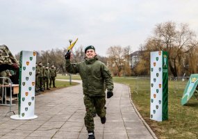 Nepriklausomybės atkūrimo 30-mečio proga – estafetinis bėgimas Panevėžyje - 1