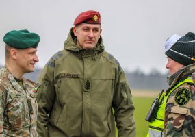 KASP Prisikėlimo apygardos 6 rinktinės kariai budi postuose Lietuvos-Latvijos pasienyje - 2