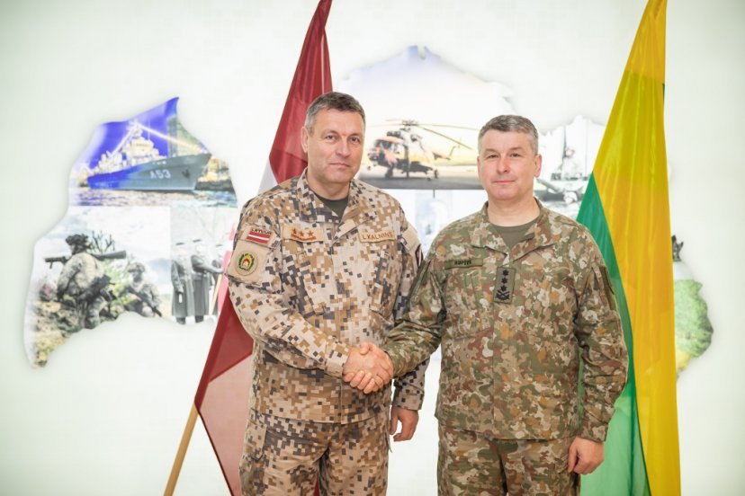 Chief of Defence visited Latvia 