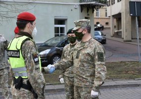 Lietuvos kariuomenės Karo policija didina paramą šalies policijai    - 3