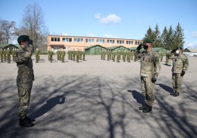 Vytenio batalione į atsargą išleista NPPKT karių laida  - 1