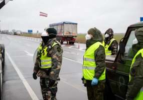 KASP vadovybė lankėsi Lietuvos-Latvijos pasienyje - 2