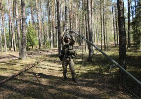 Baigėsi bazinio ryšių ir informacinių sistemų kurso lauko pratybos - 2