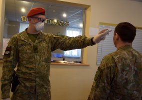 Lithuanian Armed Forces Military Police officers support the Lithuanian police with patrols in... - 5