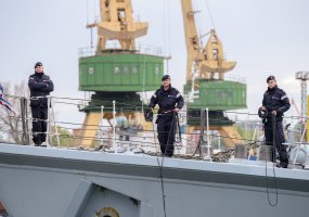 Lietuvoje lankosi NATO Nuolatinės parengties priešmininių laivų grupės laivai - 6