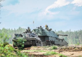 „Barboros ryžtas 20“: poligoną Pabradėje drebino lietuvių ir olandų haubicos  - 4