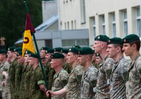 Lietuvos karo akademijos Mokomojo būrio kariai išleisti į atsargą - 1