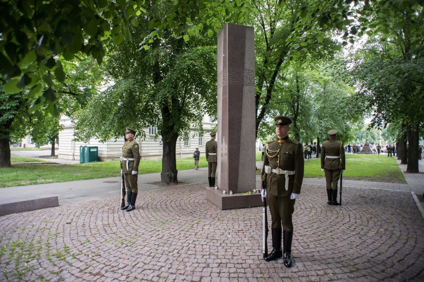 Pagerbiamas sovietų okupacijos metu žuvusių ir nukankintų Lietuvos piliečių atminimas
