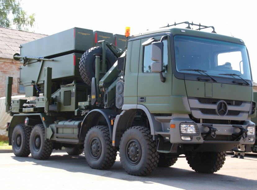 NASAMS medium-range air defence systems delivered to the Lithuanian Air Force