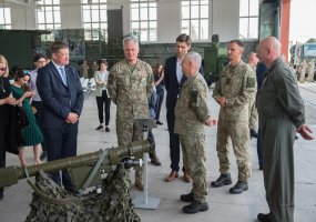 Karinių oro pajėgų Aviacijos bazėje lankėsi Lietuvos Respublikos Prezidentas - 5