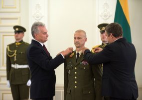 President bestowed the rank of general on two officers  - 1