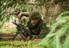 Motorizuotoje pėstininkų brigadoje „Žemaitija“ karines žinias ir įgūdžius atnaujino apie 350... - 3