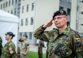 NATO priešakinių pajėgų kovinės grupės Lietuvoje 8-ajai rotacijai vadovauja plk. ltn. P. Papenbrokas - 4