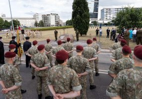 Atidavėme pagarbą žuvusiam kariui savanoriui Artūrui Sakalauskui - 5
