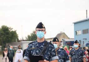 Klaipėdoje Tėvynei prisiekė Jaunesniųjų karininkų vadų mokymų studentai - 2