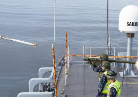 „Skalvio” įgula sėkmingai treniravosi su priešlėktuvinės gynybos sistema „Grom”  - 1