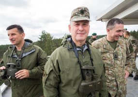 Lietuvos kariuomenės poligone testuojama daugiafunkcinė tankų ir kovos mašinų šaudykla - 1