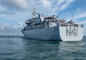 Nuolatinės NATO priešmininių laivų grupės laivai dalyvavo pratybose ,,Smėlėtoji pakrantė 20“  - 3
