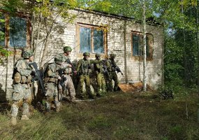 Krašto apsaugos savanorių pajėgų kariai dalyvavo pratybose Latvijoje - 1