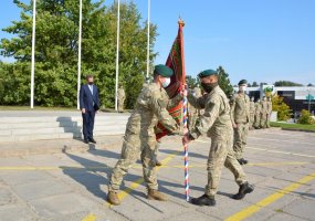 Lietuvos kariuomenės Mokymo ir doktrinų valdyboje –  kovinės vėliavos perdavimo ceremonija - 2