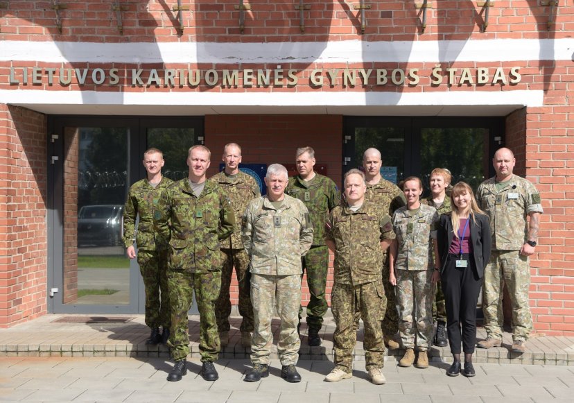 Susitiko Baltijos šalių strateginių karinių štabų viršininkai