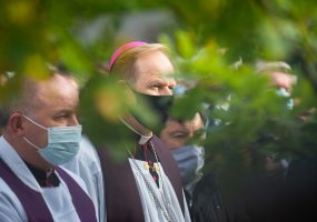Kovojusios Lietuvos kariuomenės vadui brg. gen. A. Ramanauskui-Vanagui atidengtas antkapinis... - 5